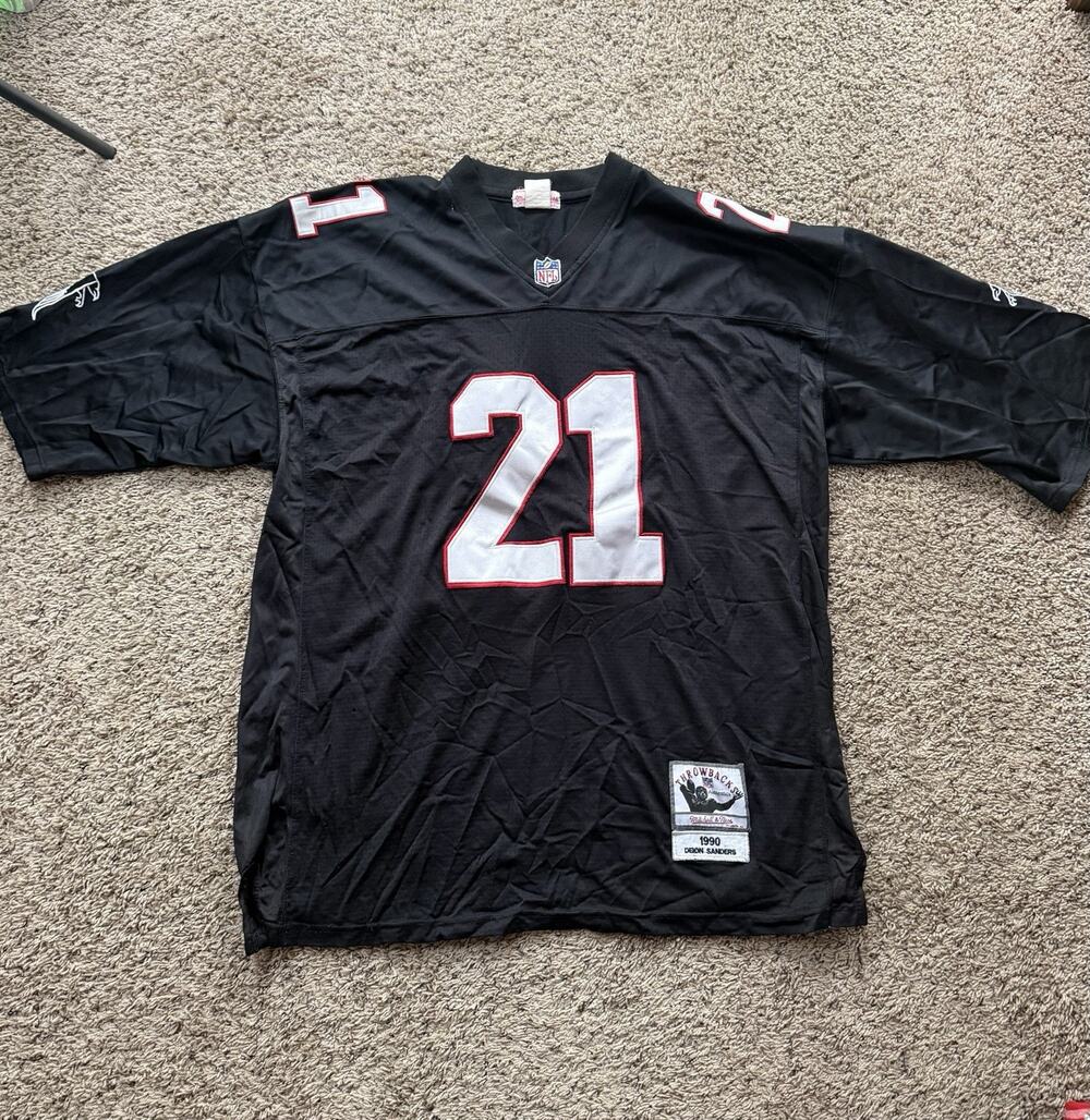 Mitchell & Ness Jersey Throwbacks Deion Sanders Falcons NFL Authentic